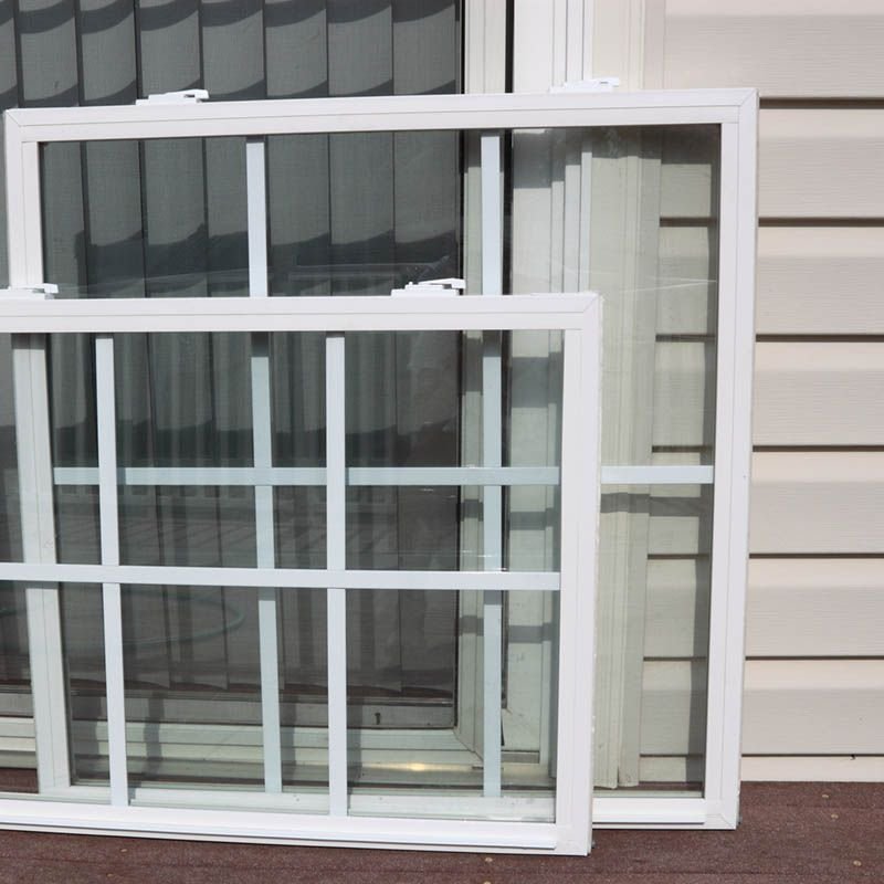 New ProVia replacement windows with grids, ready to install